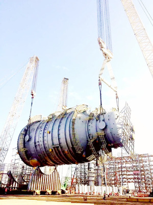 我市企業(yè)在沙特完成千噸級(jí)吊裝 刷新海外石化工程建設(shè)紀(jì)錄